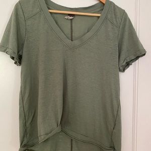 Free People Green Tee